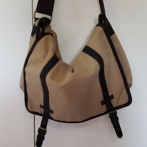J crew style canvas messenger bag BY merona